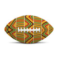 Ethnic Kente Pattern Print Rugby Ball