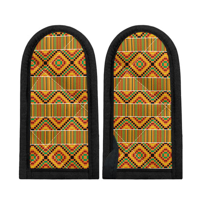Ethnic Kente Pattern Print Skillet Handle Cover