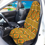 Ethnic Kente Pattern Print Waterproof Car Seat Cover