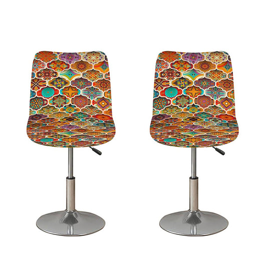 Ethnic Mandala Bohemian Pattern Print Bar Stool Covers