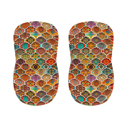 Ethnic Mandala Bohemian Pattern Print Bar Stool Covers