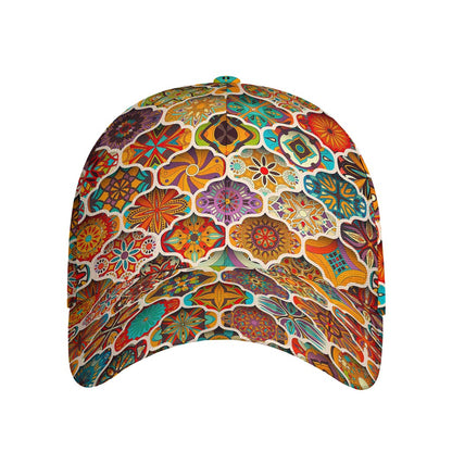 Ethnic Mandala Bohemian Pattern Print Baseball Cap