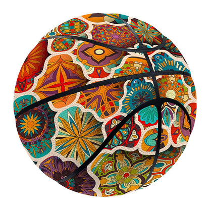 Ethnic Mandala Bohemian Pattern Print Basketball
