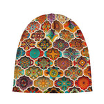 Ethnic Mandala Bohemian Pattern Print Beanie