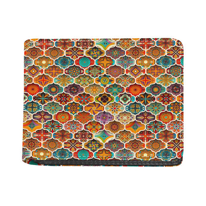 Ethnic Mandala Bohemian Pattern Print Bifold Wallet