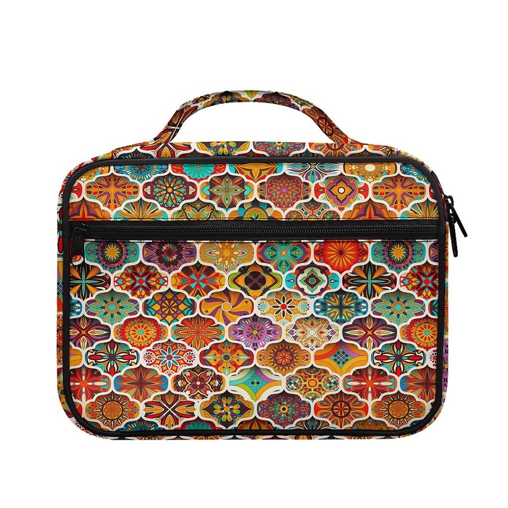 Ethnic Mandala Bohemian Pattern Print Briefcase Bible Bag