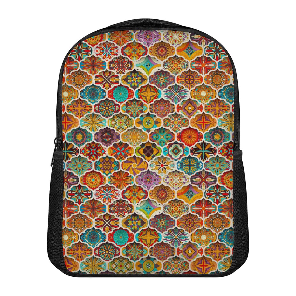 Ethnic Mandala Bohemian Pattern Print Casual Backpack