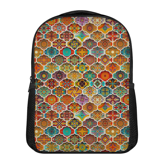 Ethnic Mandala Bohemian Pattern Print Casual Backpack