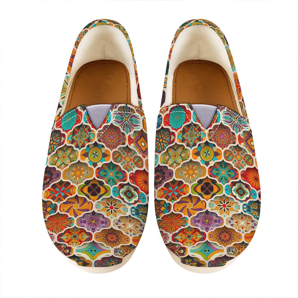 Ethnic Mandala Bohemian Pattern Print Casual Shoes