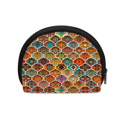 Ethnic Mandala Bohemian Pattern Print Coin Purse