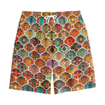 Ethnic Mandala Bohemian Pattern Print Cotton Shorts