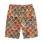 Ethnic Mandala Bohemian Pattern Print Cotton Shorts
