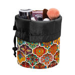 Ethnic Mandala Bohemian Pattern Print Drawstring Makeup Bag