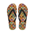 Ethnic Mandala Bohemian Pattern Print Flip Flops