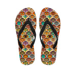 Ethnic Mandala Bohemian Pattern Print Flip Flops