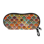 Ethnic Mandala Bohemian Pattern Print Glasses Case