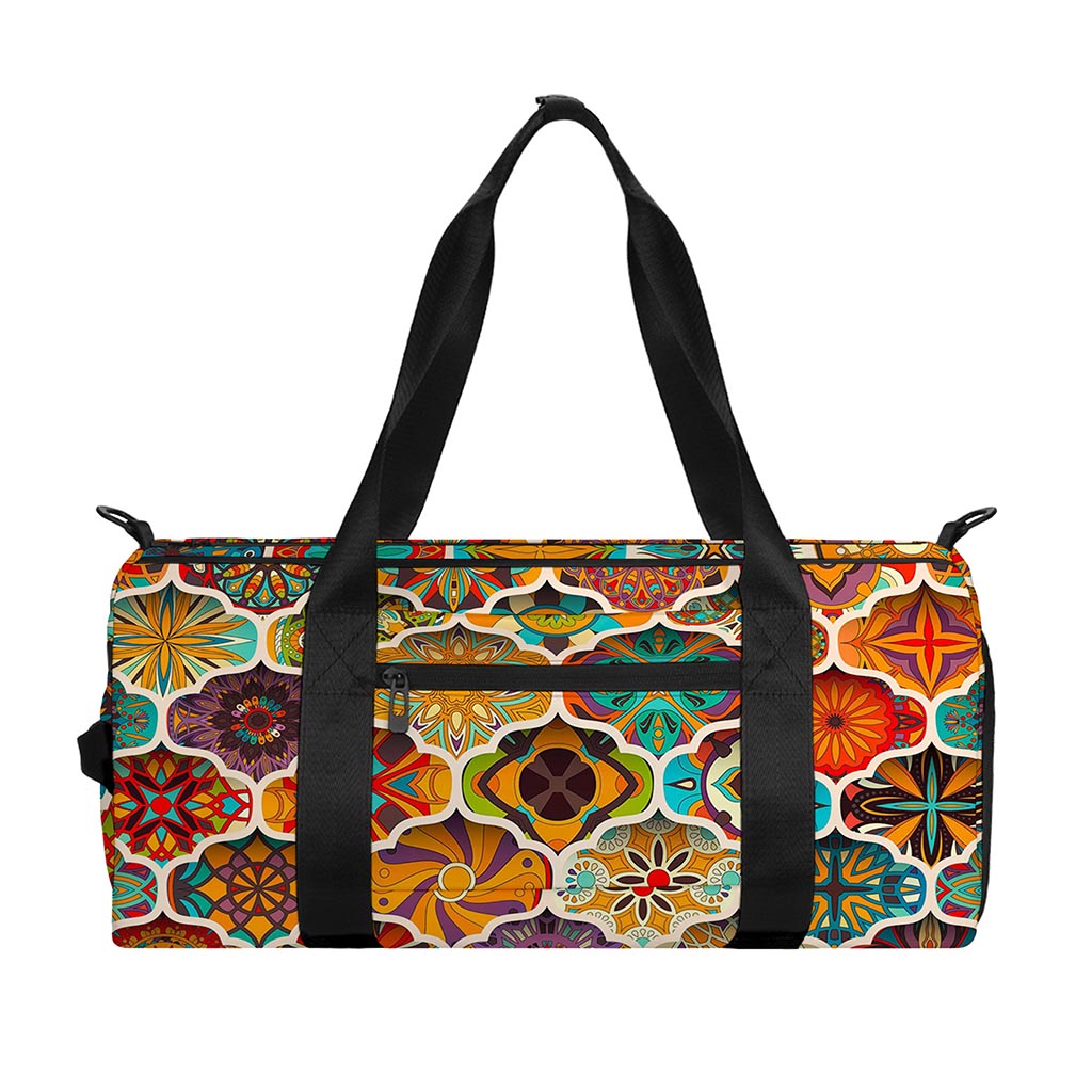 Ethnic Mandala Bohemian Pattern Print Gym Bag