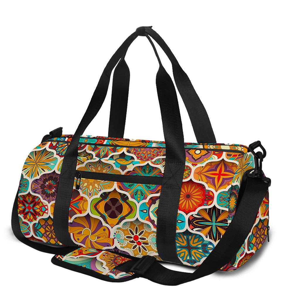 Ethnic Mandala Bohemian Pattern Print Gym Bag