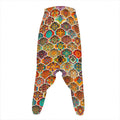 Ethnic Mandala Bohemian Pattern Print Hammer Pants