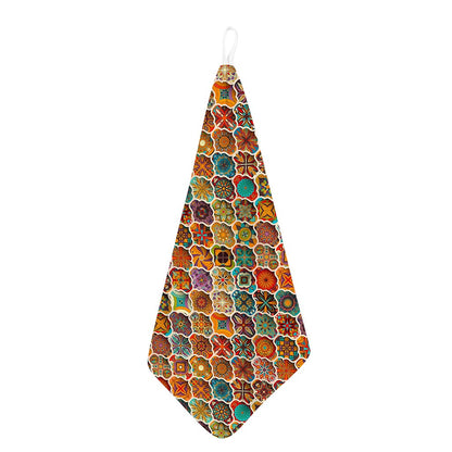 Ethnic Mandala Bohemian Pattern Print Hand Towel