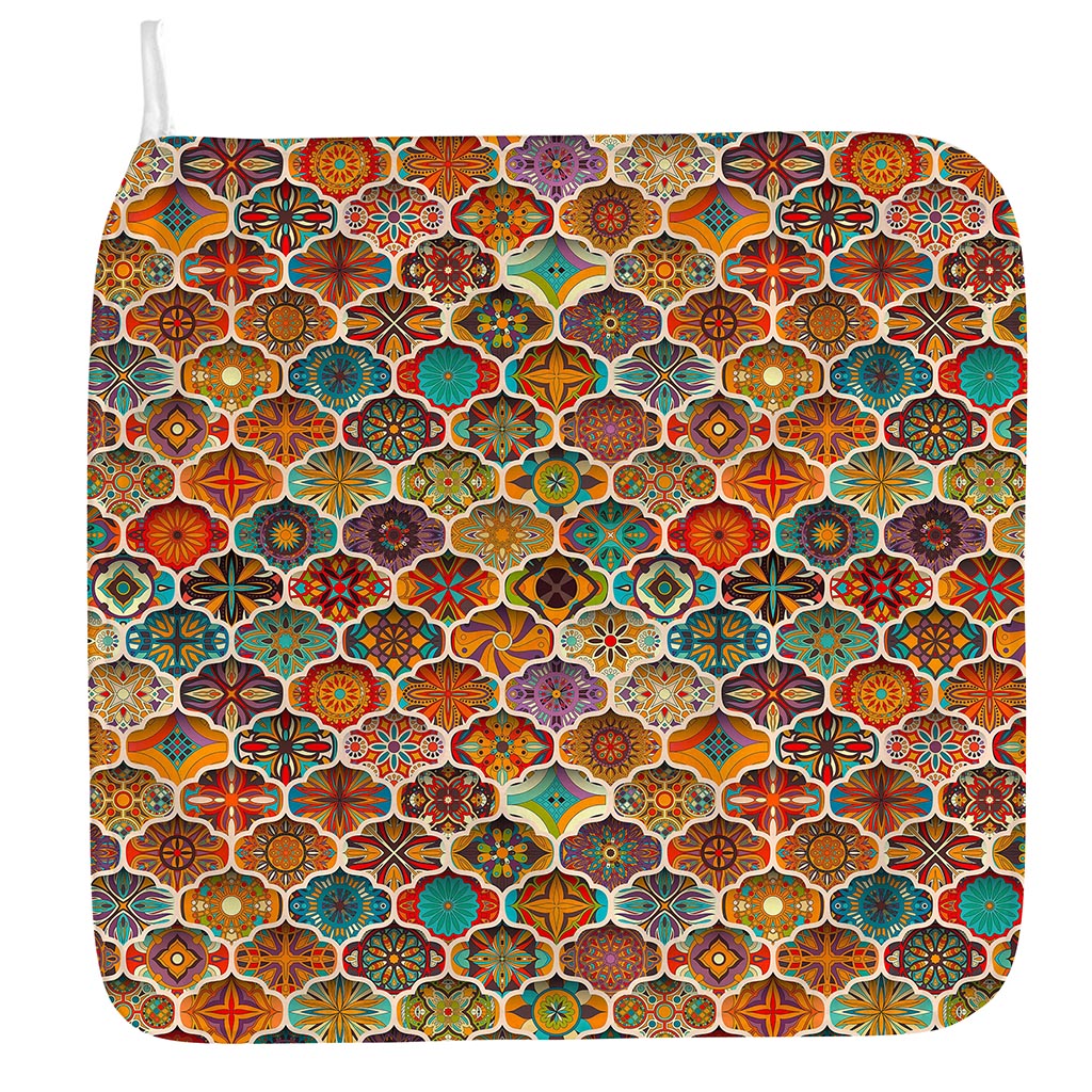 Ethnic Mandala Bohemian Pattern Print Hand Towel