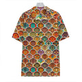 Ethnic Mandala Bohemian Pattern Print Hawaiian Shirt