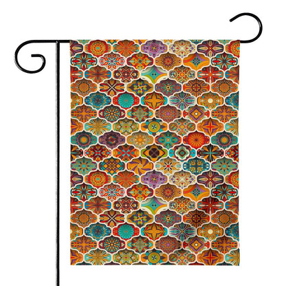 Ethnic Mandala Bohemian Pattern Print House Flag