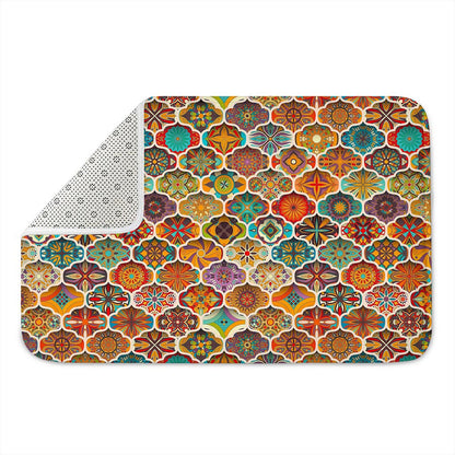 Ethnic Mandala Bohemian Pattern Print Indoor Door Mat