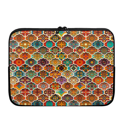 Ethnic Mandala Bohemian Pattern Print Laptop Sleeve