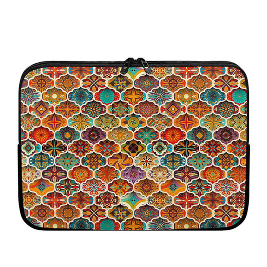 Ethnic Mandala Bohemian Pattern Print Laptop Sleeve