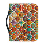 Ethnic Mandala Bohemian Pattern Print Leather Bible Cover