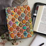 Ethnic Mandala Bohemian Pattern Print Leather Bible Cover