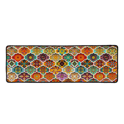 Ethnic Mandala Bohemian Pattern Print Long Kitchen Mat