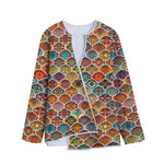 Ethnic Mandala Bohemian Pattern Print Long Sleeve Short Coat