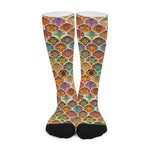 Ethnic Mandala Bohemian Pattern Print Long Socks