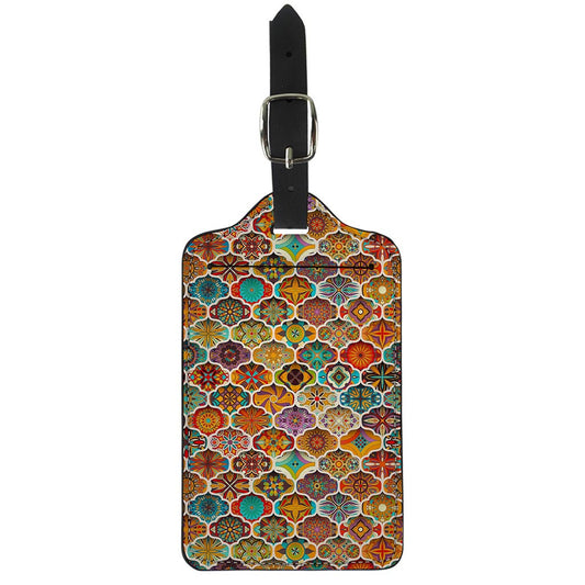 Ethnic Mandala Bohemian Pattern Print Luggage Tag