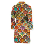 Ethnic Mandala Bohemian Pattern Print Men's Bathrobe