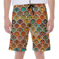 Ethnic Mandala Bohemian Pattern Print Men's Beach Shorts