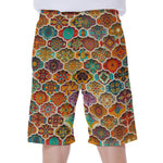 Ethnic Mandala Bohemian Pattern Print Men's Beach Shorts
