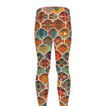 Ethnic Mandala Bohemian Pattern Print Men's leggings