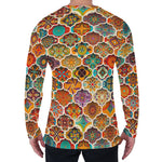 Ethnic Mandala Bohemian Pattern Print Men's Long Sleeve T-Shirt