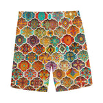 Ethnic Mandala Bohemian Pattern Print Men's Sports Shorts