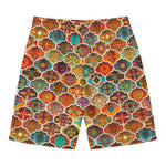 Ethnic Mandala Bohemian Pattern Print Men's Swim Trunks