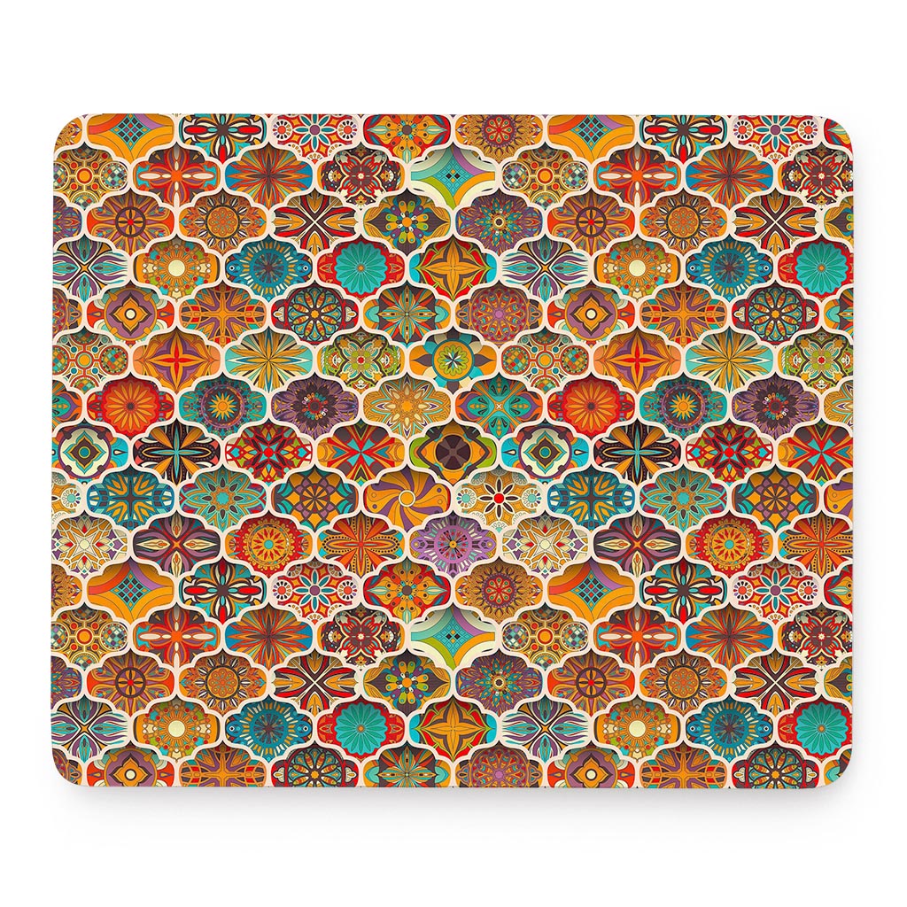 Ethnic Mandala Bohemian Pattern Print Mouse Pad