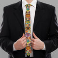 Ethnic Mandala Bohemian Pattern Print Necktie