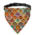 Ethnic Mandala Bohemian Pattern Print Over The Collar Dog Bandana