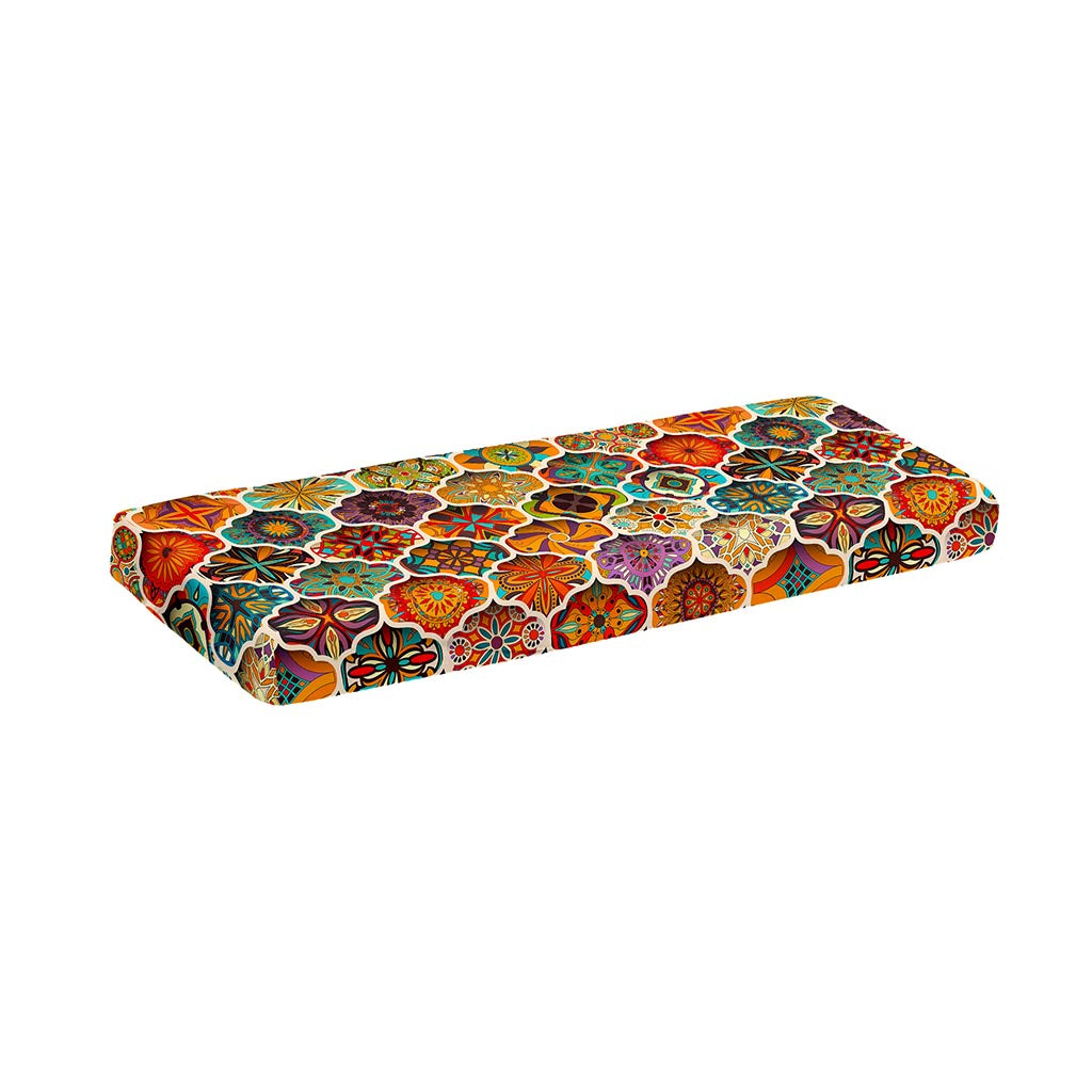 Ethnic Mandala Bohemian Pattern Print Piano Keyboard Cover