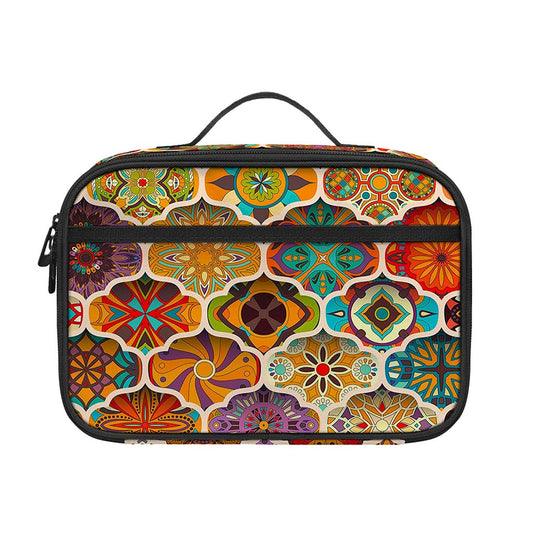 Ethnic Mandala Bohemian Pattern Print Portable Lunch Bag