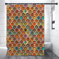 Ethnic Mandala Bohemian Pattern Print Premium Shower Curtain