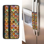 Ethnic Mandala Bohemian Pattern Print Refrigerator Handle Covers